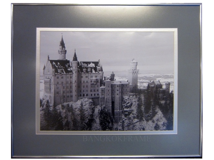 กรอบอลูมิเนียมพร้อมแมทสองชั้น